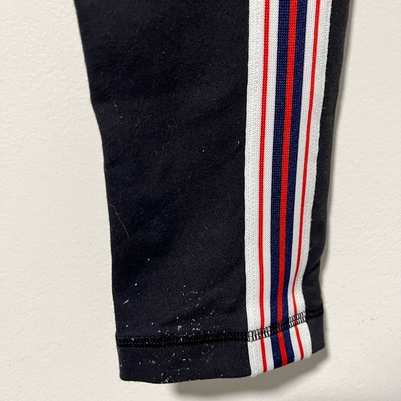 TNA Women’s High-Rise Leggings Size S Black with Red & White Stripes - Picture 5 of 11